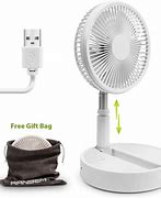 Image result for As Seen On TV 2-In-1 Adjustable Height 40 in. Unique Foldable And Portable My Foldaway Rechargeable Floor And Table Fan, White