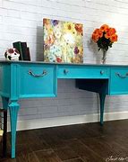 Image result for Turquoise Blue Desk