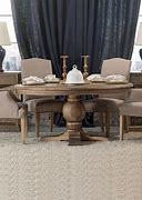 Image result for Wood Round Pedestal Dining Tables