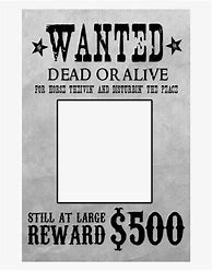 Image result for Western Wanted Template