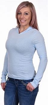 Image result for Women's Long Sleeve Hooded Shirt