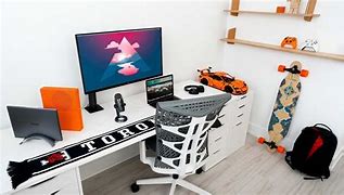 Image result for College Desk Setup Ideas