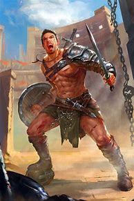 Image result for Roman Gladiator Origanal Drawing
