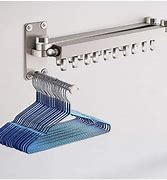 Image result for Wall Mounted Laundry Room Clothes Hangers