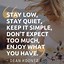 Image result for Live a Simple Life Quotes
