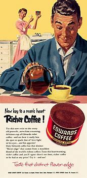 Image result for Funny Vintage Coffee Ads