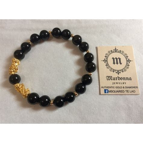 24k HK Gold Piyao Beads Bracelet   Shopee Philippines
