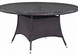 Image result for Round Wicker Outdoor Dining Table