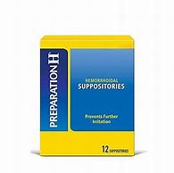 Image result for Preparation H Hemorrhoid Symptom Treatment Suppositories - 12 Ct