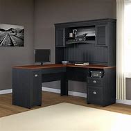 Image result for L Desk with Hutch