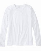Image result for Women's Pima Cotton Tee, Long-Sleeve Crewneck White Large | L.L.Bean