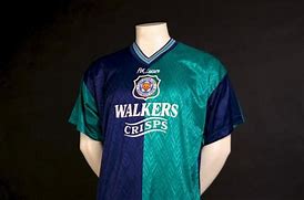 Image result for leicester city away shirt 1996