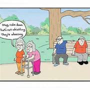 Image result for Funny Senior Citizen Exercises Cartoon