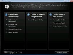 Image result for HP Recovery Windows 7