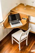 Image result for DIY Small Corner Desk