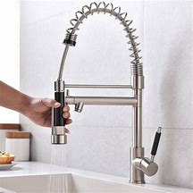 Image result for Kitchen Sink Faucets with Pull Down Sprayer