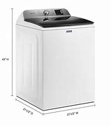 Image result for Maytag 4.8-Cu Ft Top Load Washer With Deep Fill - White Stainless Steel | MVW6200KW