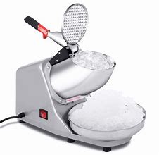 Image result for Costway Electric Stainless Steel Ice Crusher Maker Machine Professional Tabletop