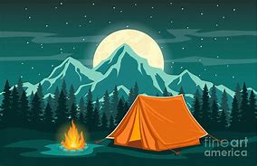 Image result for Camping Art