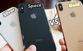 Image result for iphone xs gold versus silver