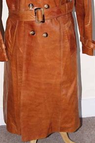 Image result for Oversized Leather Trench Coat