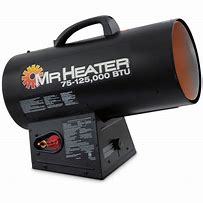 Image result for Mr. Heater Forced Air Propane Heater - 30000 - 60000 BTU Black F271370