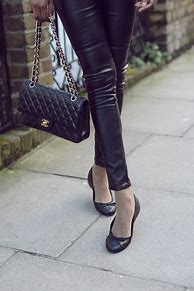 Image result for Shiny Leggings and Flats