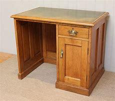 Image result for Single Pedestal Desk Open