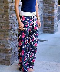 Image result for Floral Pajama Pants