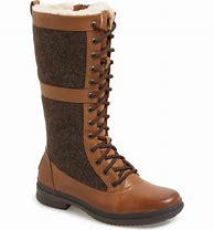 Image result for Tall Rubber Wedge Snow Shearling Boots Stella McCartney
