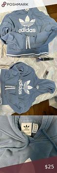 Image result for Adidas Baby Blue Trefoil Hoodie