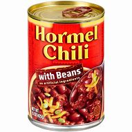 Image result for Hormel Chili with Beans