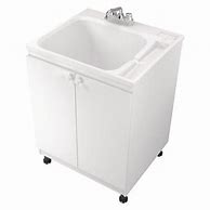 Image result for Home Depot Laundry Tubs and Cabinets