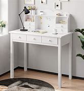Image result for white wood writing desk