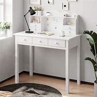 Image result for White Study Desk with Drawers Brisbane