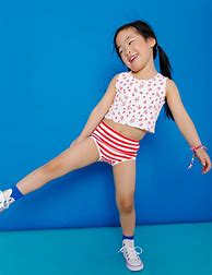 Image result for Dance Costumes with Skirt and Crop Top Kids
