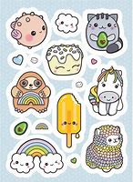 Image result for Kawaii Stickers