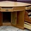 Image result for Small Corner Desk with Drawers Oak