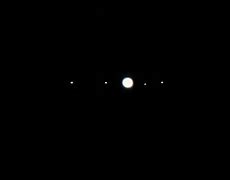 Image result for Jupiter and 4 Moons