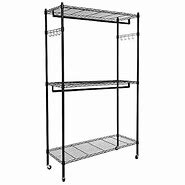 Image result for Wall Mounted Clothes Hanger Rack for Closet