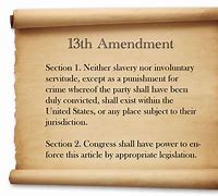 Image result for 13th Amendment