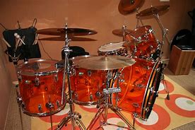 Image result for John Bonham Vistalite Drum Kit