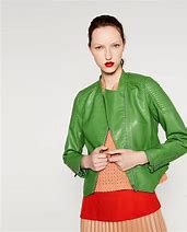 Image result for Zara Faux Leather Jacket