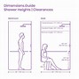 Image result for Typical Shower Dimensions