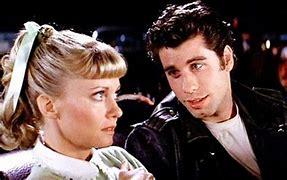 Image result for Grease Danny and Sandy Kiss
