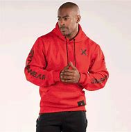 Image result for Red Cropped Hoodie Men