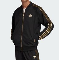 Image result for Adidas 24K Black and Gold Jacket