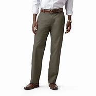 Image result for Men's Dockers Stretch Easy Khaki D2 Straight-Fit Flat-Front Pants, Size: 32X30, Black