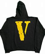 Image result for Black and Yellow Vlone Hoodie