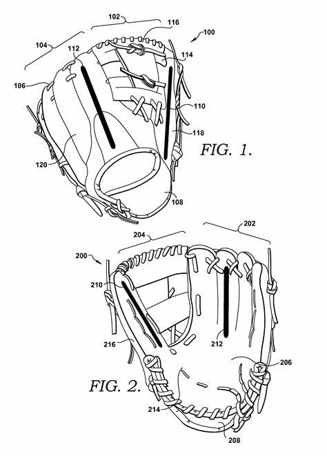 Baseball Glove Lacing Diagram